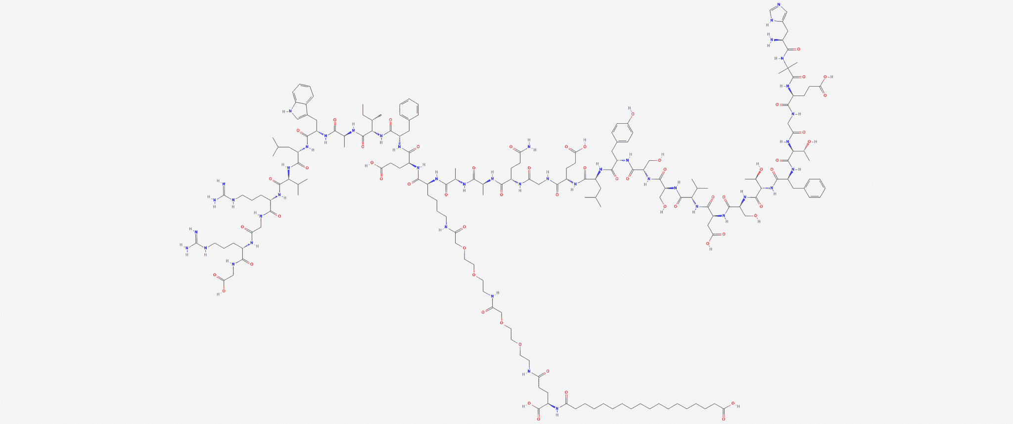 GLP-1 Semaglutide Structure Image